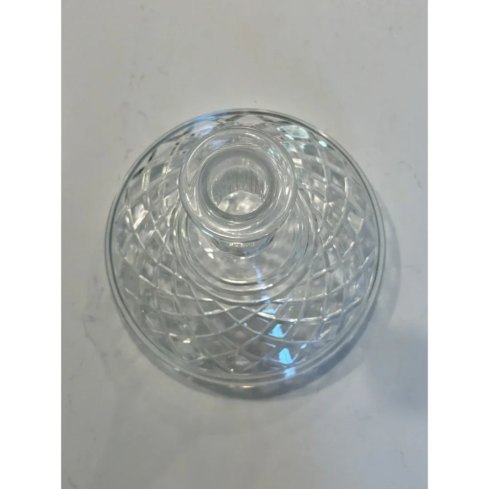 Rogaska Crystal Queen Ships Decanter w/Stopper Yugoslavia 26% Pb0 10 1/8